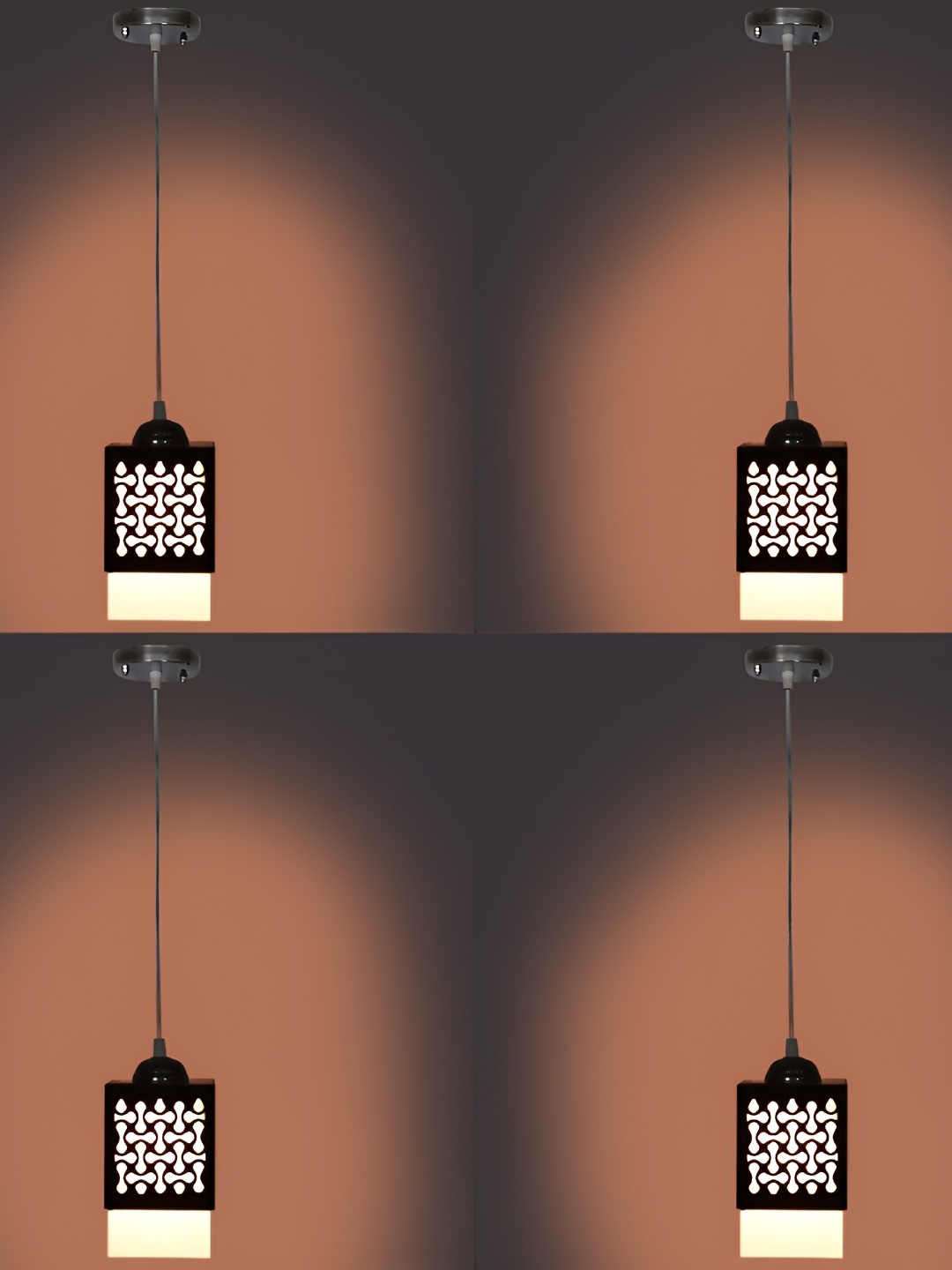 1ST TIME Brown & Silver-Toned 4Pcs Textured Wooden Traditional Rectangle Ceiling Lamps
1ST TIME Brown & Silver-Toned 4Pcs Textured Wooden Traditional Rectangle Ceiling Lamps