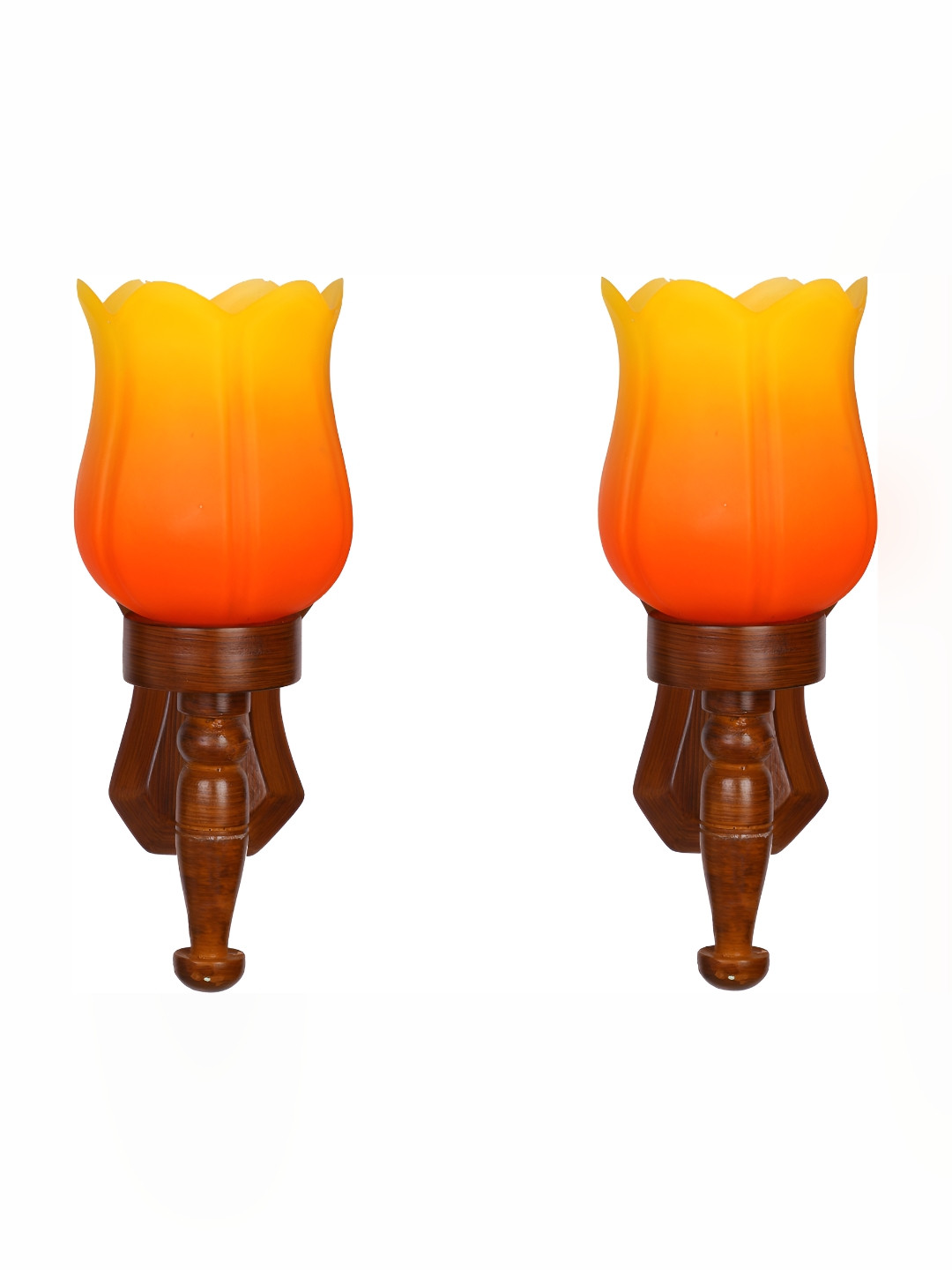 1ST TIME Orange & Yellow 2 Pieces Textured Glass Contemporary Bell Shaped Wall Lamps
1ST TIME Orange & Yellow 2 Pieces Textured Glass Contemporary Bell Shaped Wall Lamps