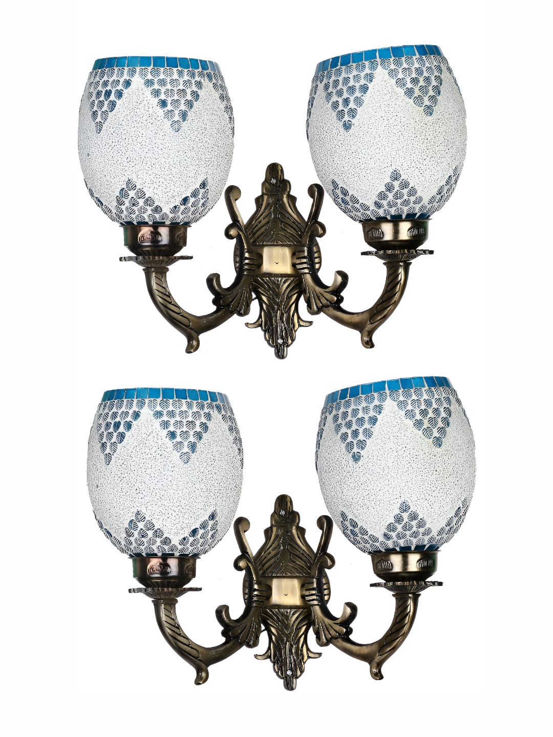 1ST TIME White & Blue 4 Pieces Printed Glass Spherical Shaped Contemporary Wall Lamp
1ST TIME White & Blue 4 Pieces Printed Glass Spherical Shaped Contemporary Wall Lamp