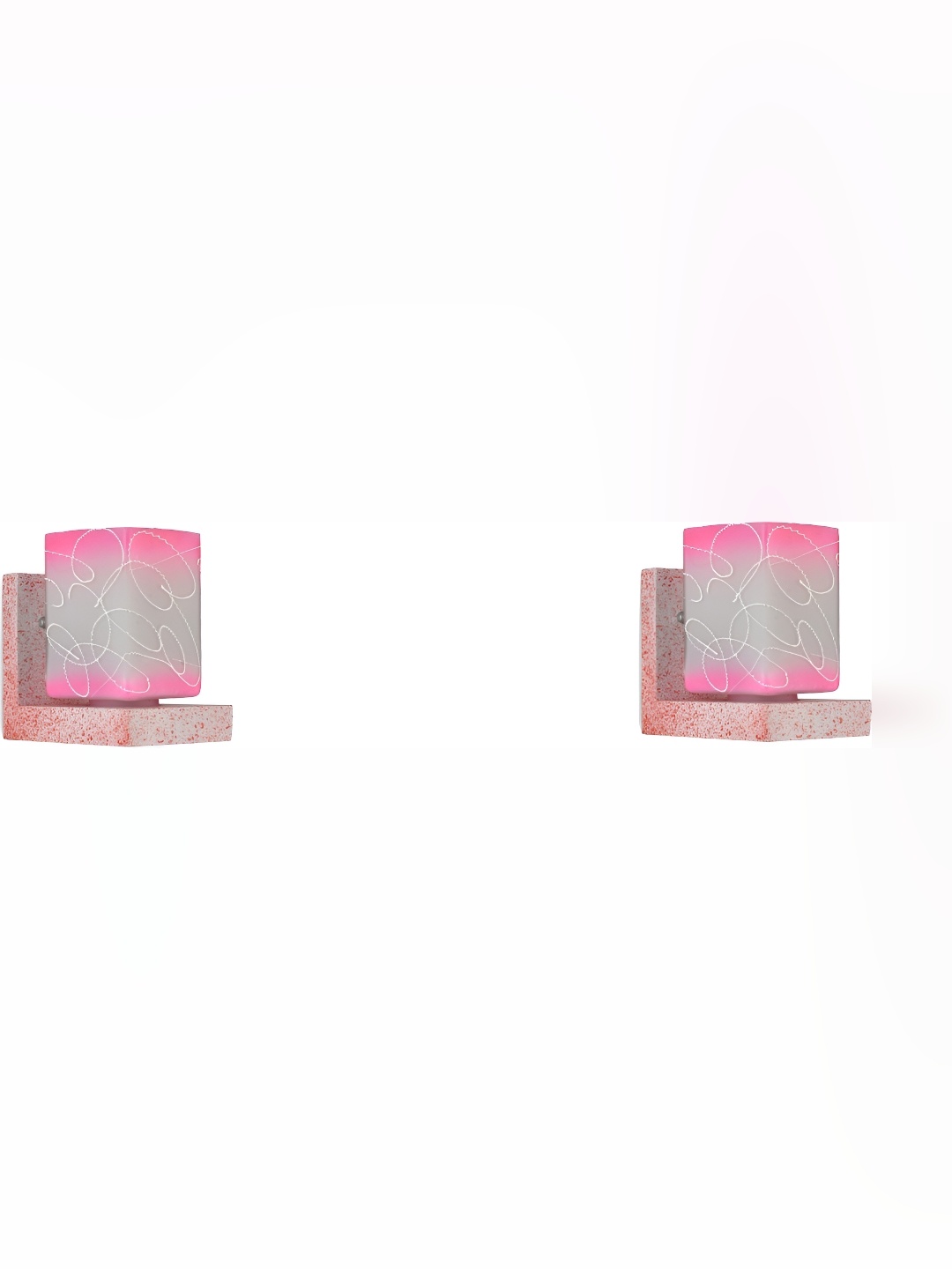 1ST TIME Pink & White 2 Pieces Printed Glass Rectangle Shaped Contemporary Wall Lamp
1ST TIME Pink & White 2 Pieces Printed Glass Rectangle Shaped Contemporary Wall Lamp
