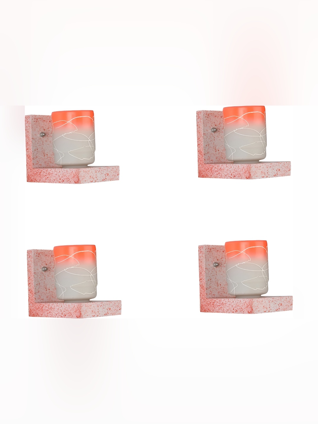 1ST TIME Orange & White 4 Pieces Printed Glass Contemporary Cylinder Shaped Wall Lamp
1ST TIME Orange & White 4 Pieces Printed Glass Contemporary Cylinder Shaped Wall Lamp