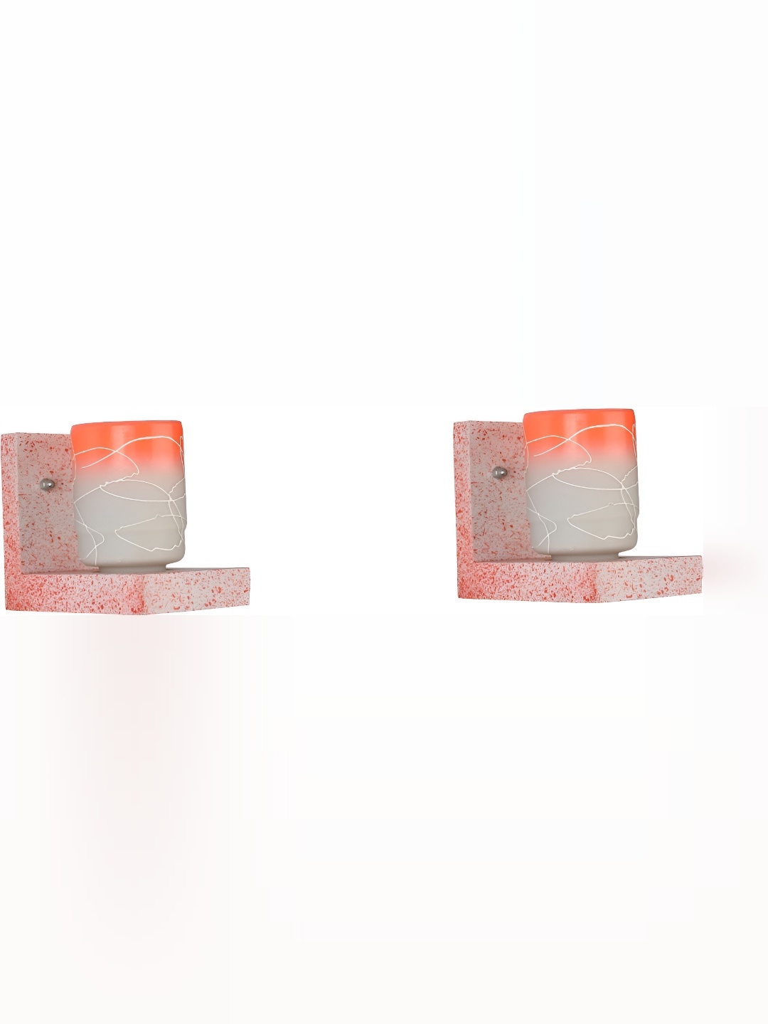 1ST TIME Orange & Grey 2 Pcs Textured Glass Traditional Cylindrical Shaped Wall Lamps
1ST TIME Orange & Grey 2 Pcs Textured Glass Traditional Cylindrical Shaped Wall Lamps
