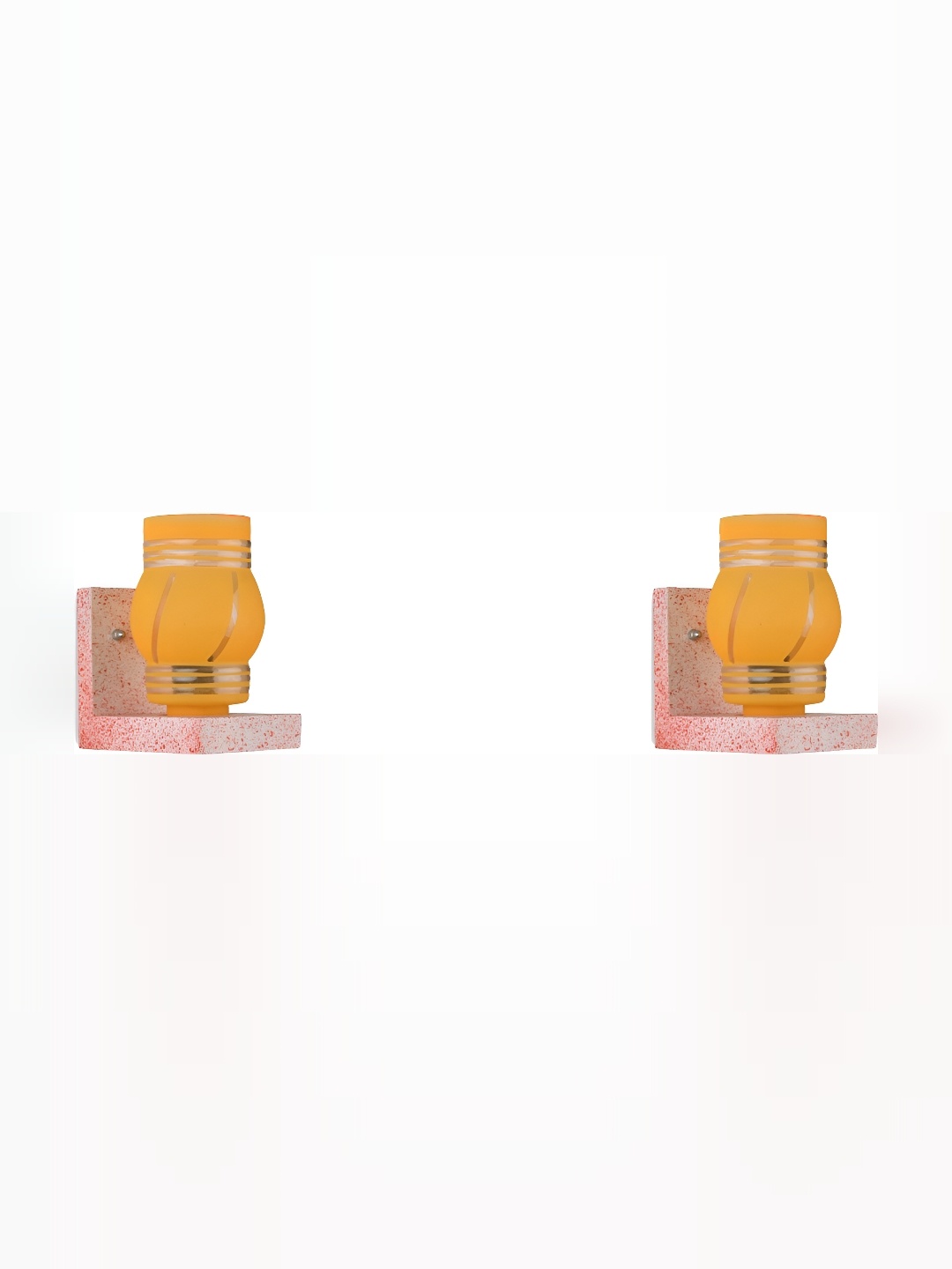 1ST TIME Yellow & White 2 Pieces Textured Glass Cylinder Shaped Contemporary Wall Lamp
1ST TIME Yellow & White 2 Pieces Textured Glass Cylinder Shaped Contemporary Wall Lamp