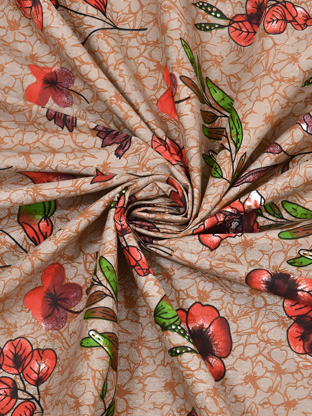 EverHOME Brown & Orange Floral Printed Cotton 210 TC King Bedsheet with 2 Pillow Covers
EverHOME Brown & Orange Floral Printed Cotton 210 TC King Bedsheet with 2 Pillow Covers