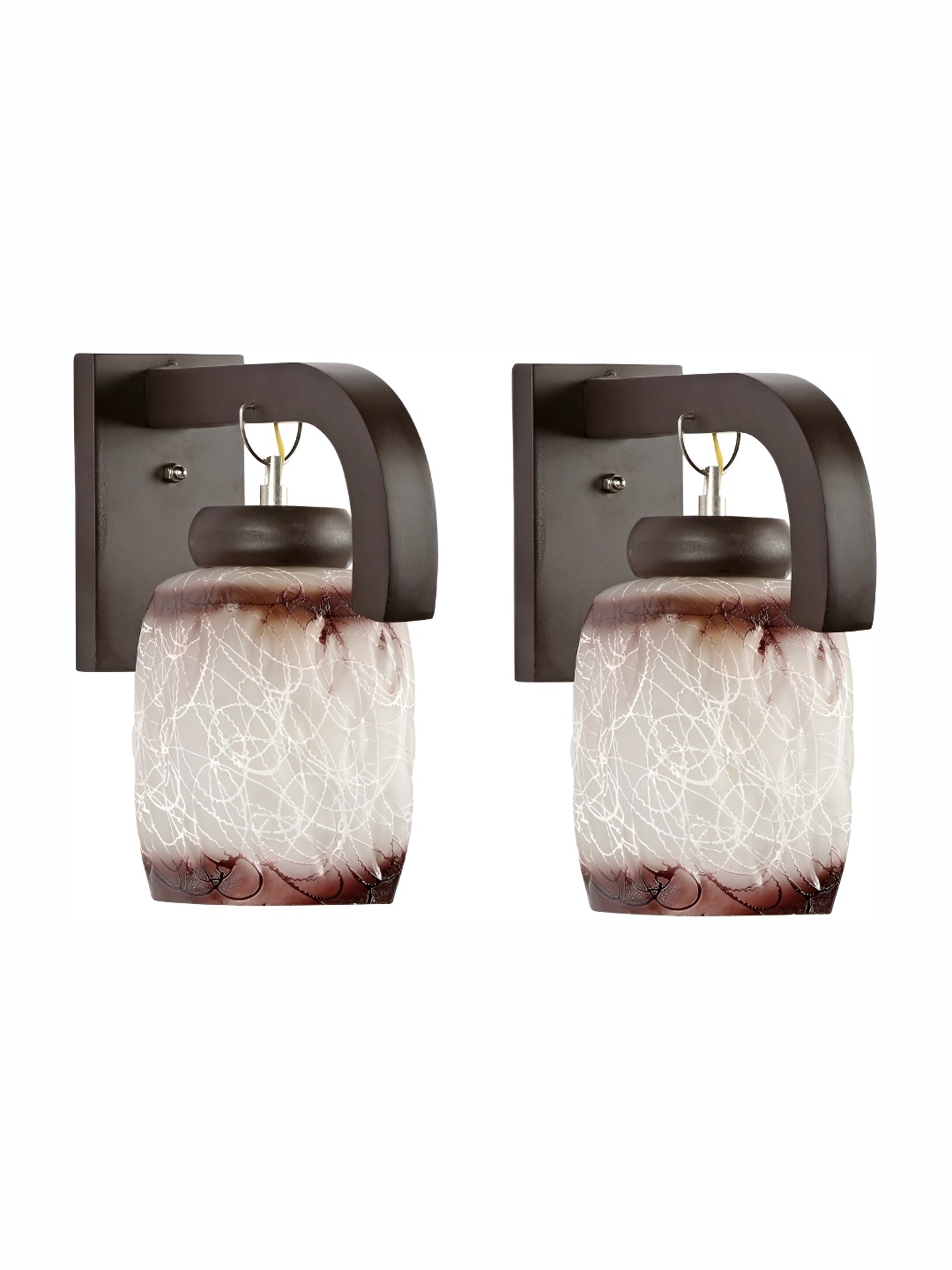 1ST TIME Brown & Beige 2 Pieces Printed Glass Contemporary Cylinder Shaped Wall Lamps
1ST TIME Brown & Beige 2 Pieces Printed Glass Contemporary Cylinder Shaped Wall Lamps