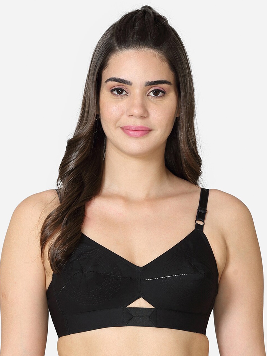 VStar Geometric Embroidered Medium Coverage Pure Cotton Everyday Bra With All Day Comfort, Black
VStar Geometric Embroidered Medium Coverage Pure Cotton Everyday Bra With All Day Comfort, Black