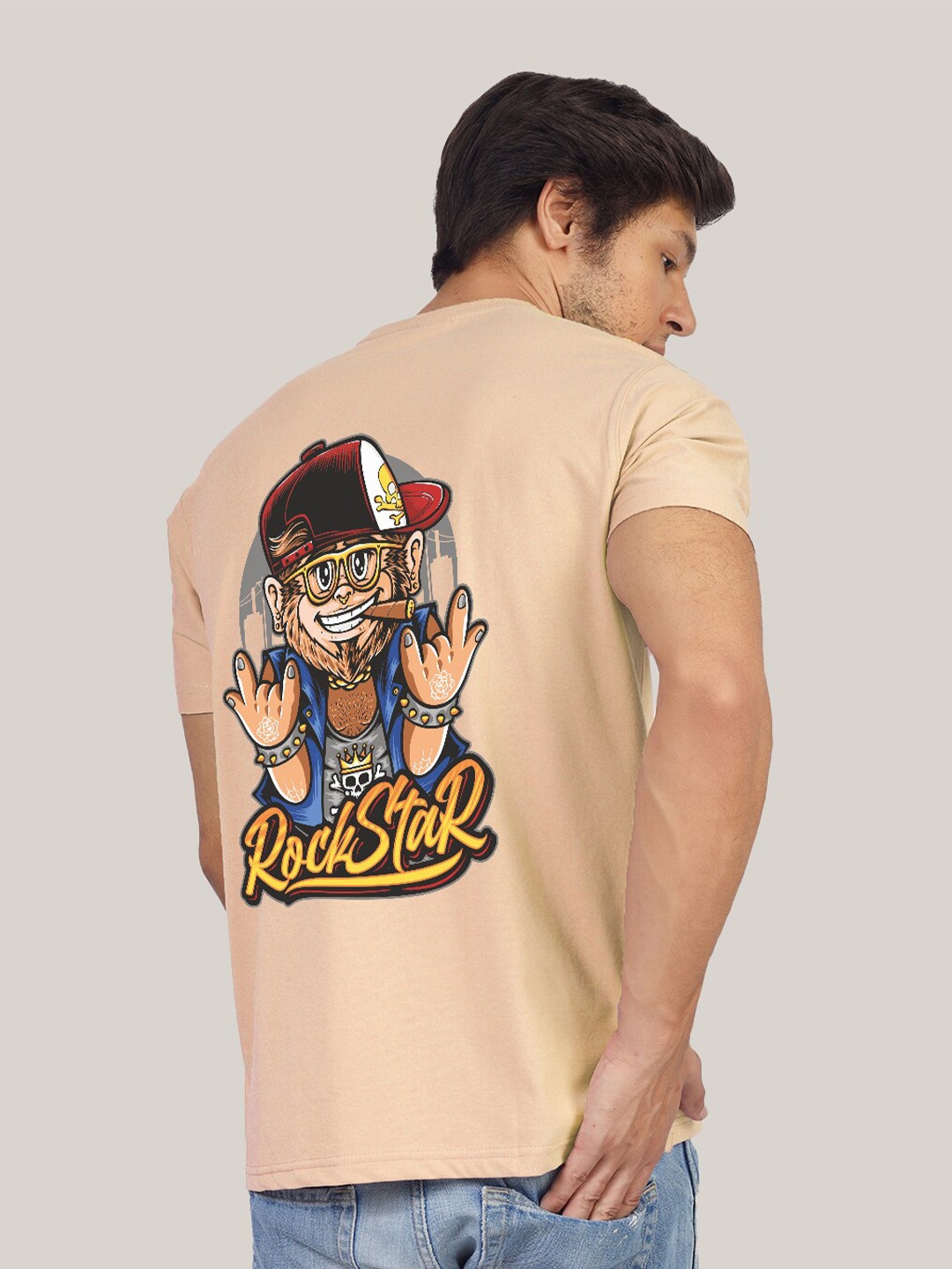 Greylongg Yorksteadd 2076 Graphic Printed Round Neck Short Sleeves Regular T-shirt, Beige
Greylongg Yorksteadd 2076 Graphic Printed Round Neck Short Sleeves Regular T-shirt, Beige