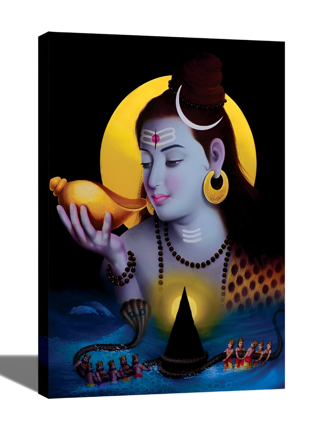Tamatina Blue & Yellow Canvas Nilakantha-The One With A Blue Throat Painting Wall Art
Tamatina Blue & Yellow Canvas Nilakantha-The One With A Blue Throat Painting Wall Art