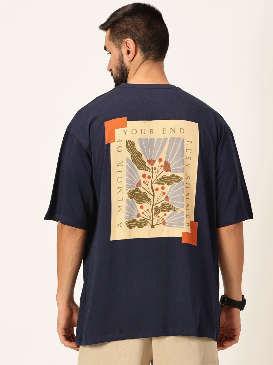 Thomas Scott Graphic Printed Bio Finish Pure Cotton Oversized T-shirt, Navy blue
Thomas Scott Graphic Printed Bio Finish Pure Cotton Oversized T-shirt, Navy blue