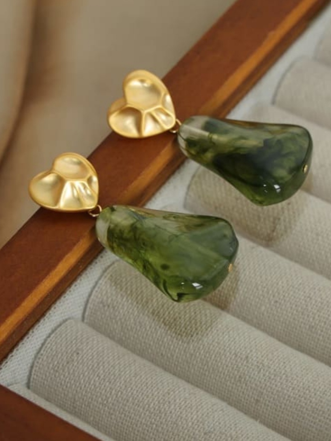Dorada Jewellery Gold-Plated Stone Studded & Beaded Contemporary Drop Earrings, Green
Dorada Jewellery Gold-Plated Stone Studded & Beaded Contemporary Drop Earrings, Green