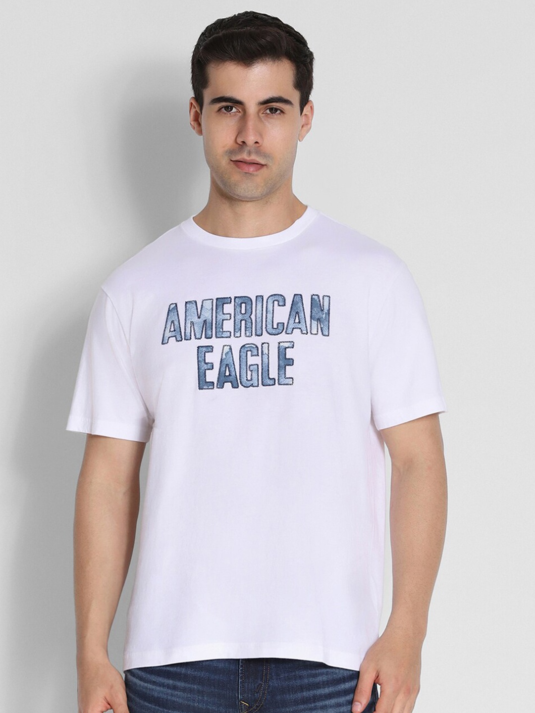 AMERICAN EAGLE OUTFITTERS Typography Printed Round Neck Pure Cotton Casual T-shirt, White
AMERICAN EAGLE OUTFITTERS Typography Printed Round Neck Pure Cotton Casual T-shirt, White