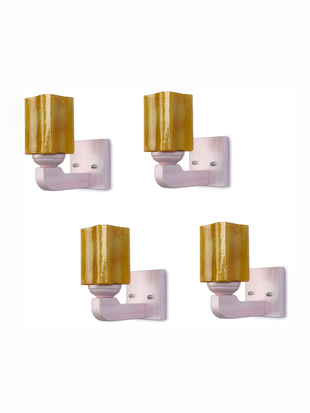 1ST TIME Brown & Purple 4Pcs Textured Glass Traditional Rectangle Shaped Wall Lamps
1ST TIME Brown & Purple 4Pcs Textured Glass Traditional Rectangle Shaped Wall Lamps