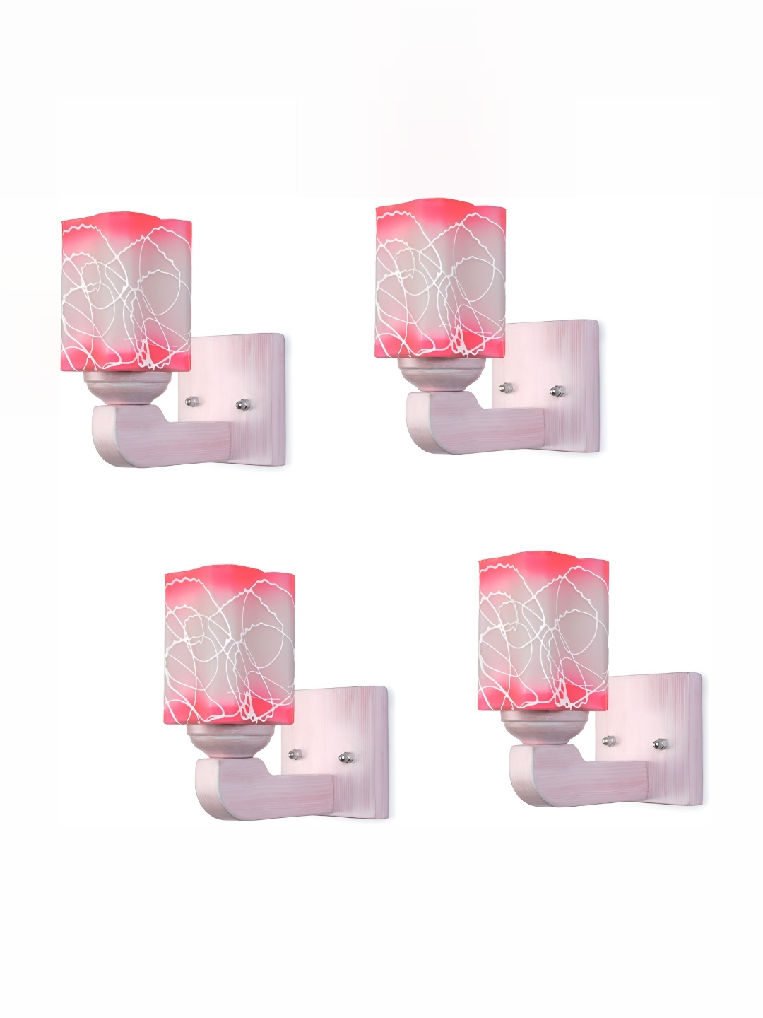 1ST TIME Red & White 4 Pieces Textured Glass Traditional Rectangle Shaped Wall Lamps
1ST TIME Red & White 4 Pieces Textured Glass Traditional Rectangle Shaped Wall Lamps