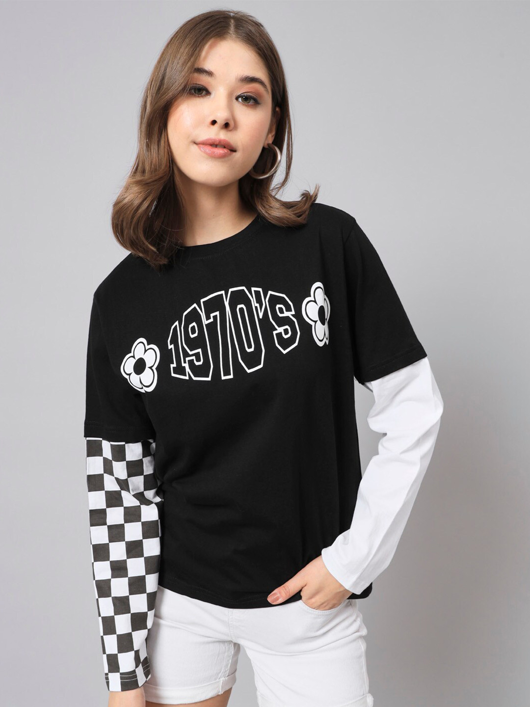 The Dry State Typography Printed Round Neck Long Sleeves Oversized T-shirt, Black
The Dry State Typography Printed Round Neck Long Sleeves Oversized T-shirt, Black