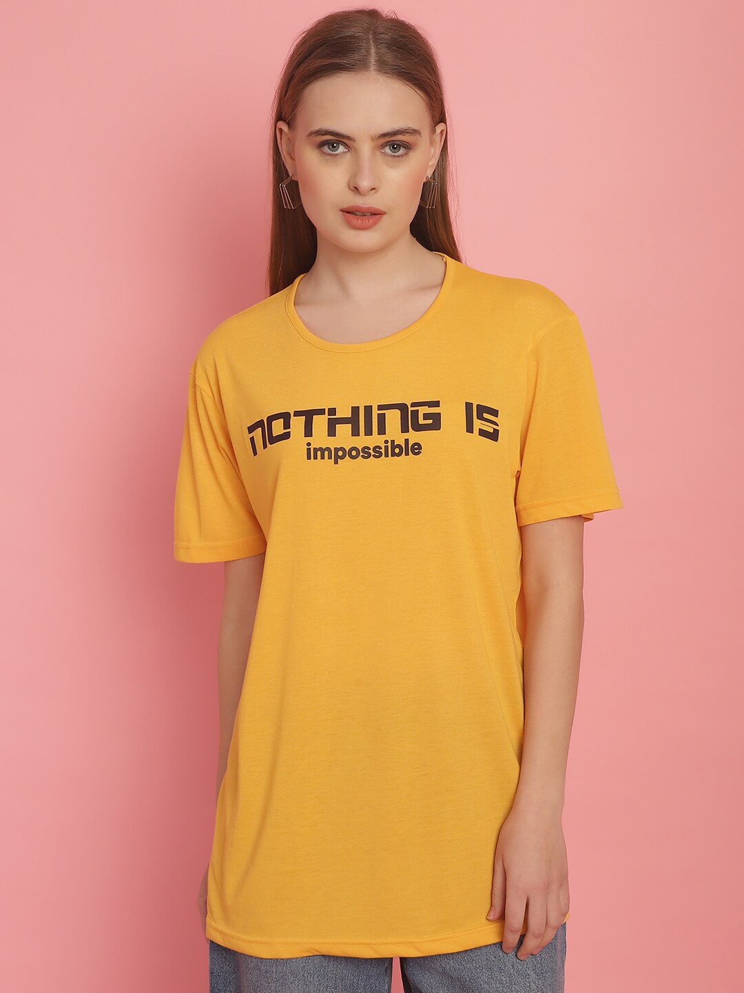 MACK JONNEY Typography Printed Drop-Shoulder Sleeves Oversized Cotton T-shirt, Yellow
MACK JONNEY Typography Printed Drop-Shoulder Sleeves Oversized Cotton T-shirt, Yellow