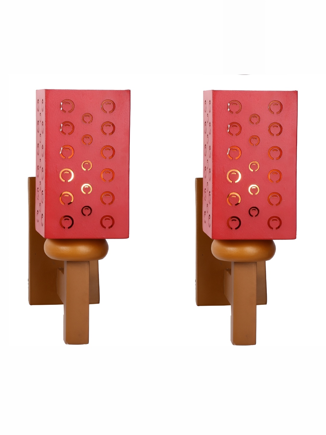 1ST TIME Red 2 Pieces Textured Glass Wooden Rectangular Shaped Contemporary Wall Lamps
1ST TIME Red 2 Pieces Textured Glass Wooden Rectangular Shaped Contemporary Wall Lamps