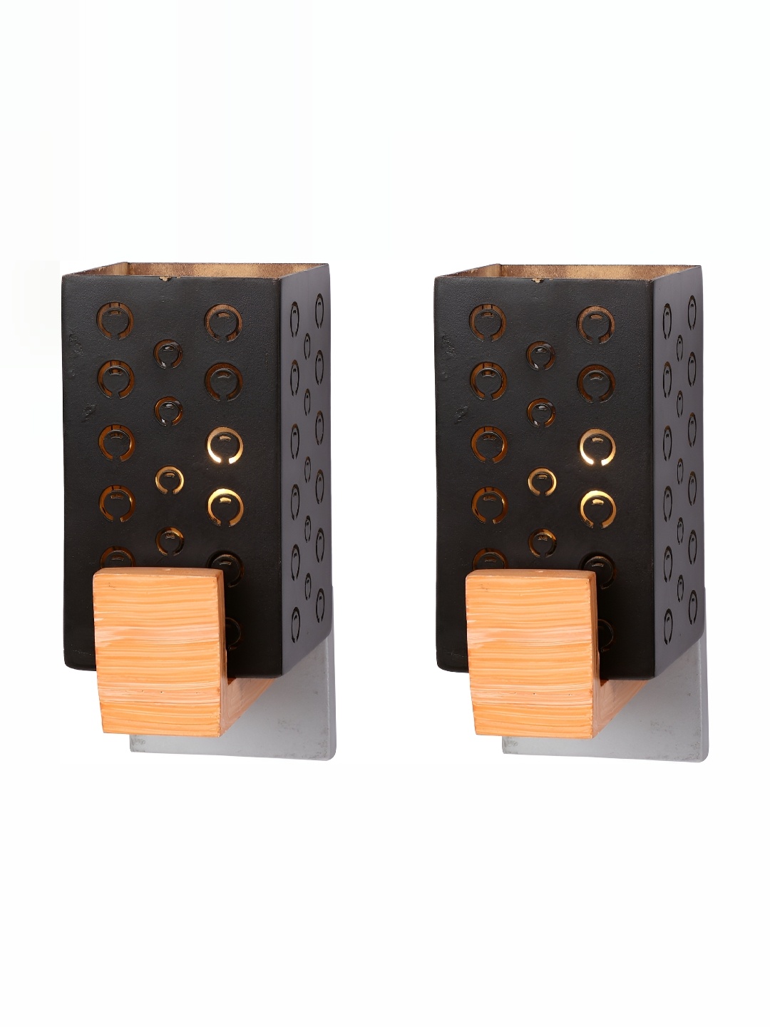 1ST TIME Black & Brown 2 Pieces Textured Glass Traditional Rectangle Shaped Wall Lamp
1ST TIME Black & Brown 2 Pieces Textured Glass Traditional Rectangle Shaped Wall Lamp