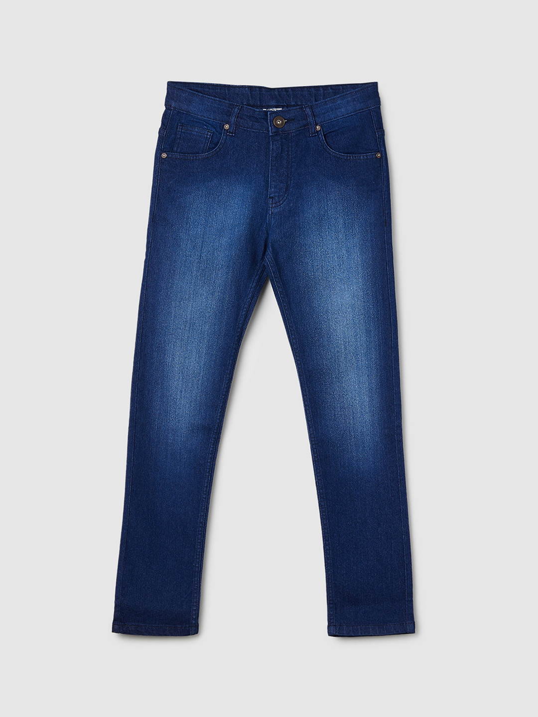 max Boys Mid-Rise Light Fade Clean Look Stretchable Jeans, Blue 
max Boys Mid-Rise Light Fade Clean Look Stretchable Jeans, Blue