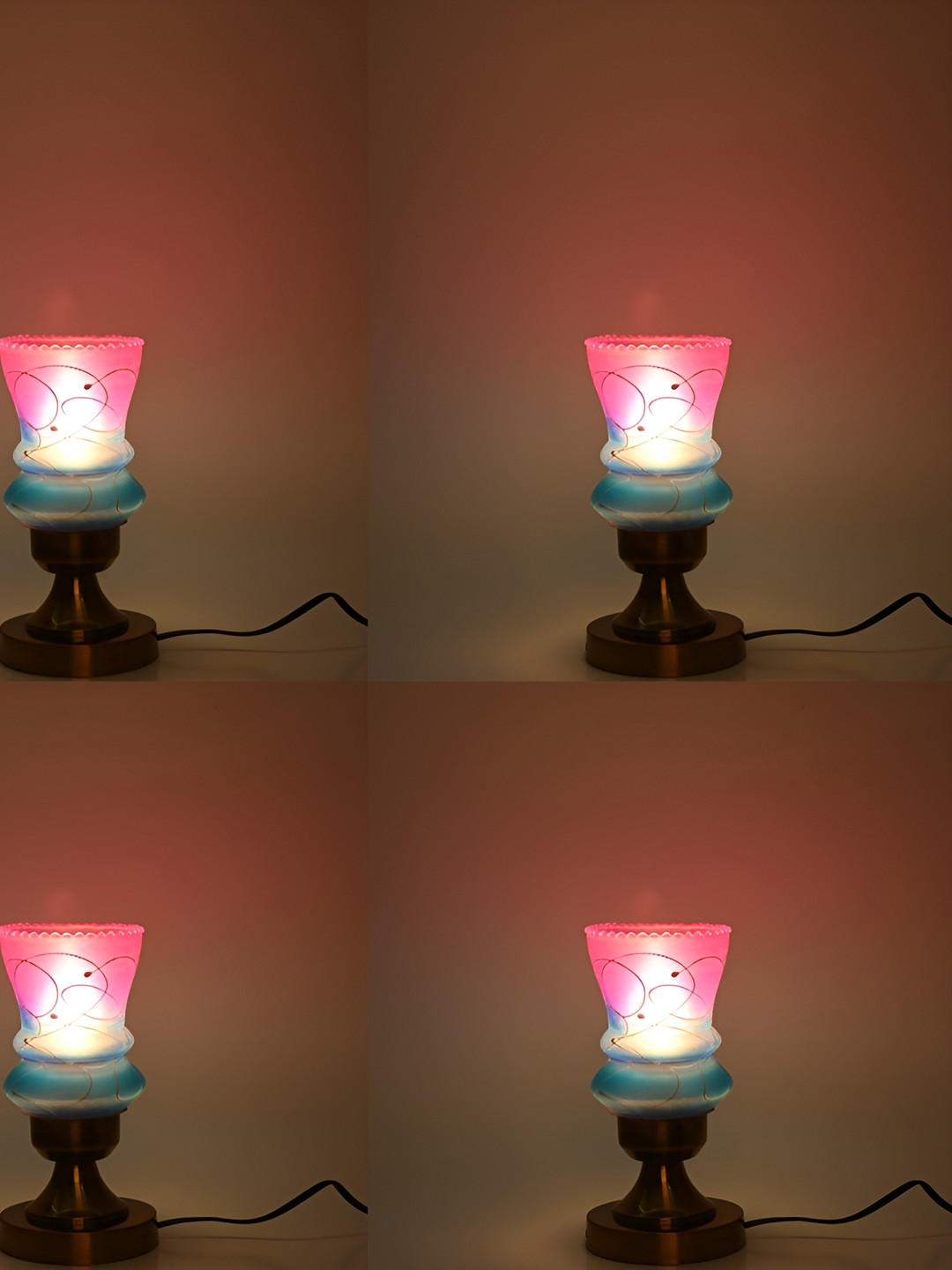 1ST TIME Pink & Blue 4Pcs Printed Metal Contemporary Abstract Shaped Table Lamps
1ST TIME Pink & Blue 4Pcs Printed Metal Contemporary Abstract Shaped Table Lamps