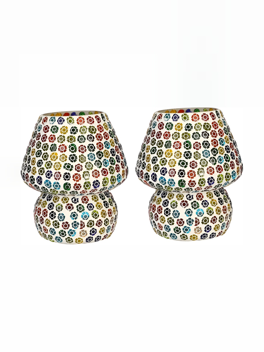 1ST TIME White & Red 2 Pieces Textured Glass Traditional Abstract Shaped Table Lamps
1ST TIME White & Red 2 Pieces Textured Glass Traditional Abstract Shaped Table Lamps