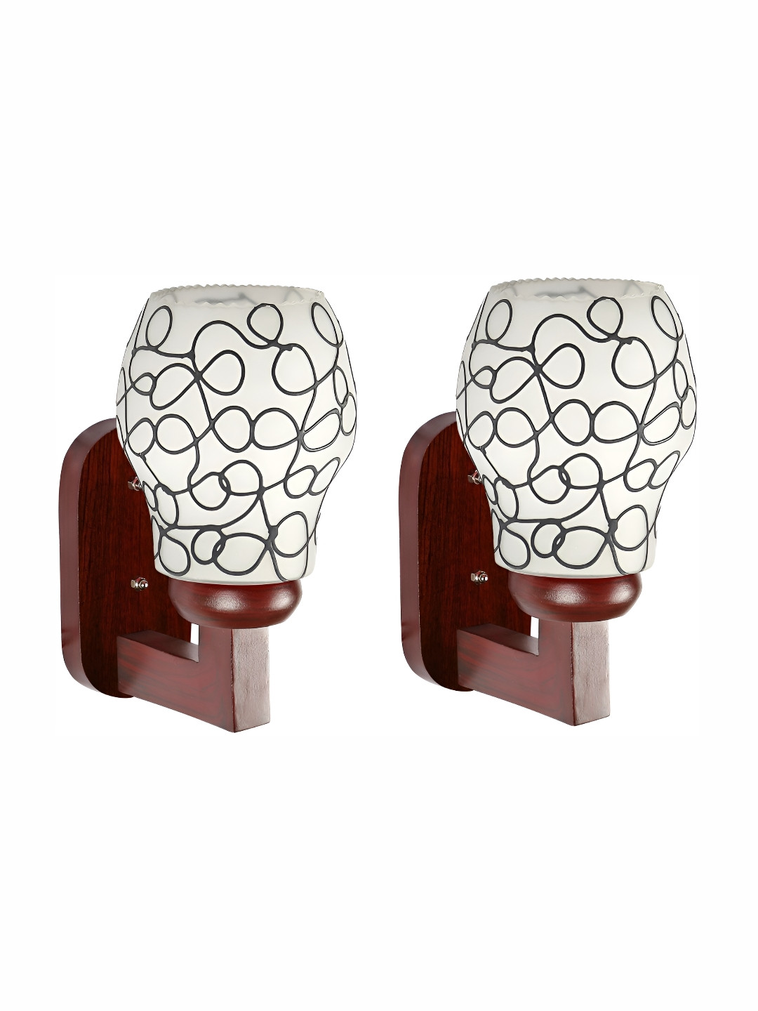 1ST TIME White & Brown Printed Glass Traditional Wall Lamp
1ST TIME White & Brown Printed Glass Traditional Wall Lamp