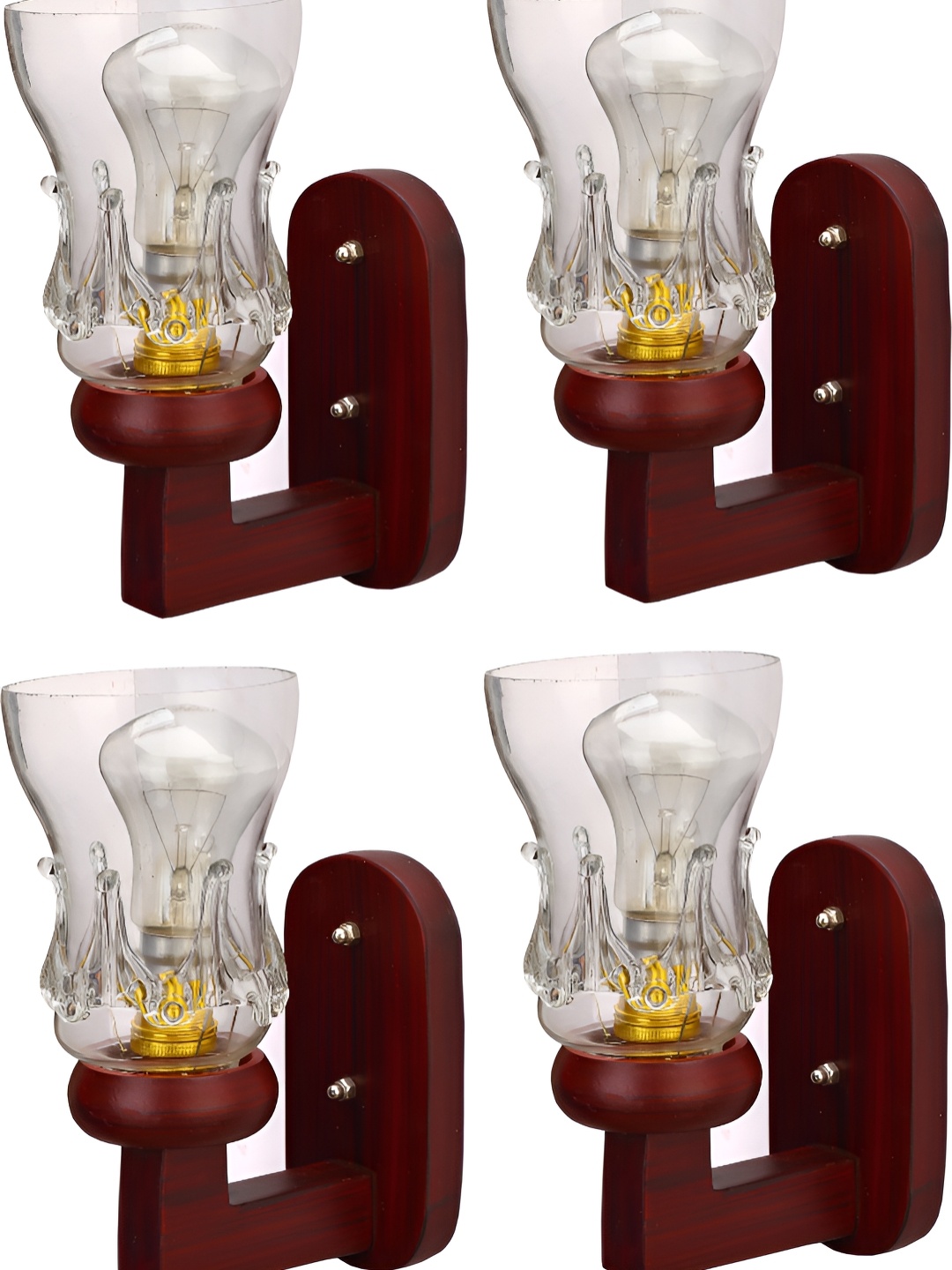 1ST TIME Transparent & Brown Glass Traditional Abstract Shaped Shaped Wall Lamp
1ST TIME Transparent & Brown Glass Traditional Abstract Shaped Shaped Wall Lamp
