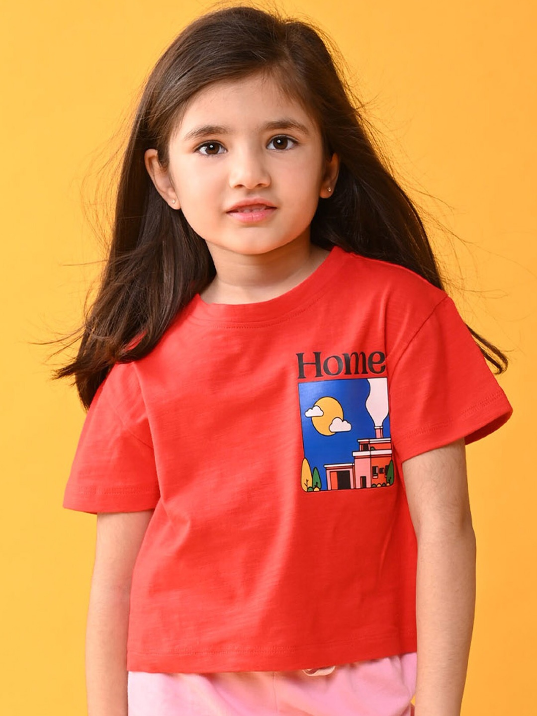 Anthrilo Girls SS24 Graphic Printed Round Neck Short Sleeves Pure Cotton T-shirt, Red
Anthrilo Girls SS24 Graphic Printed Round Neck Short Sleeves Pure Cotton T-shirt, Red