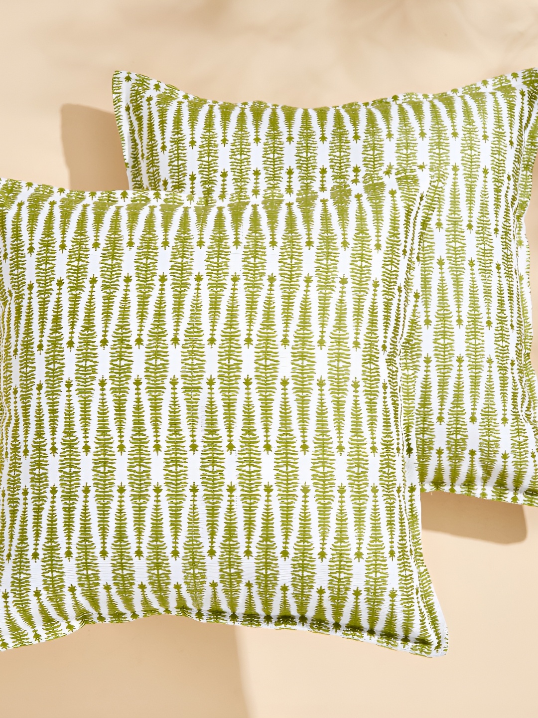 Home Centre Mystic Meadows Green & White 2 Pieces Ethnic Motifs Square Cushion Covers
Home Centre Mystic Meadows Green & White 2 Pieces Ethnic Motifs Square Cushion Covers