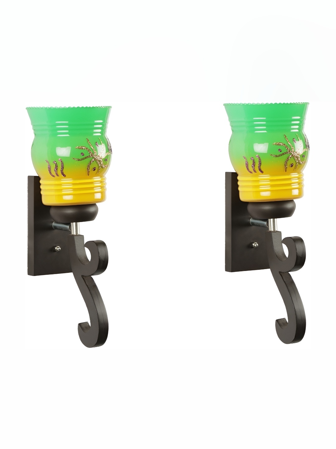 1ST TIME Green & Yellow Colourblocked Glass Traditional Abstract Shaped Shaped Wall Lamp
1ST TIME Green & Yellow Colourblocked Glass Traditional Abstract Shaped Shaped Wall Lamp
