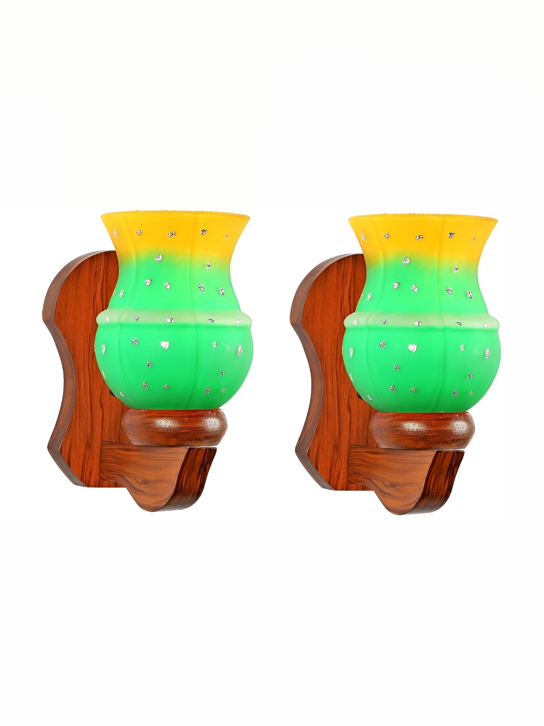 1ST TIME Yellow & Green Printed Glass Traditional Abstract Shaped Shaped Wall Lamp
1ST TIME Yellow & Green Printed Glass Traditional Abstract Shaped Shaped Wall Lamp