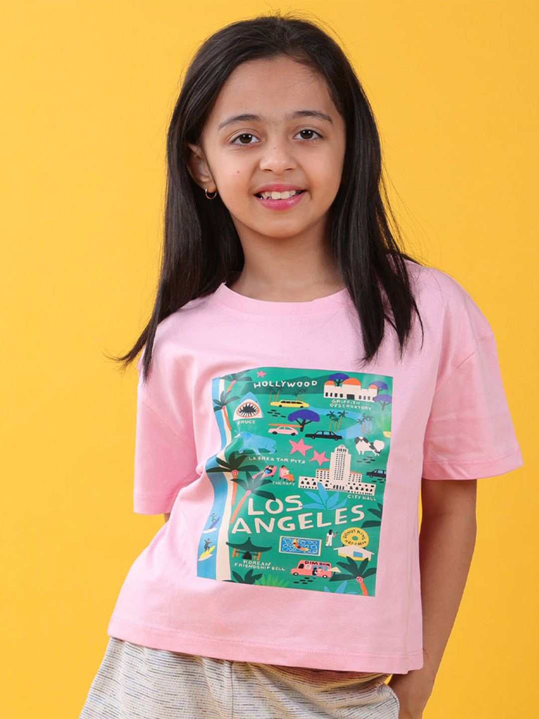 Anthrilo Girls SS24 Graphic Printed Round Neck Short Sleeves Pure Cotton T-shirt, Pink
Anthrilo Girls SS24 Graphic Printed Round Neck Short Sleeves Pure Cotton T-shirt, Pink