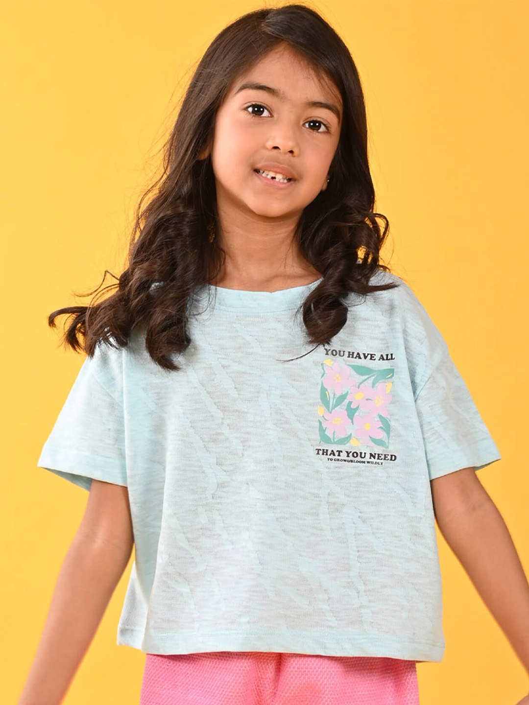 Anthrilo Girls SS24 Graphic Printed Round Neck Short Sleeves Pure Cotton T-shirt, Blue
Anthrilo Girls SS24 Graphic Printed Round Neck Short Sleeves Pure Cotton T-shirt, Blue