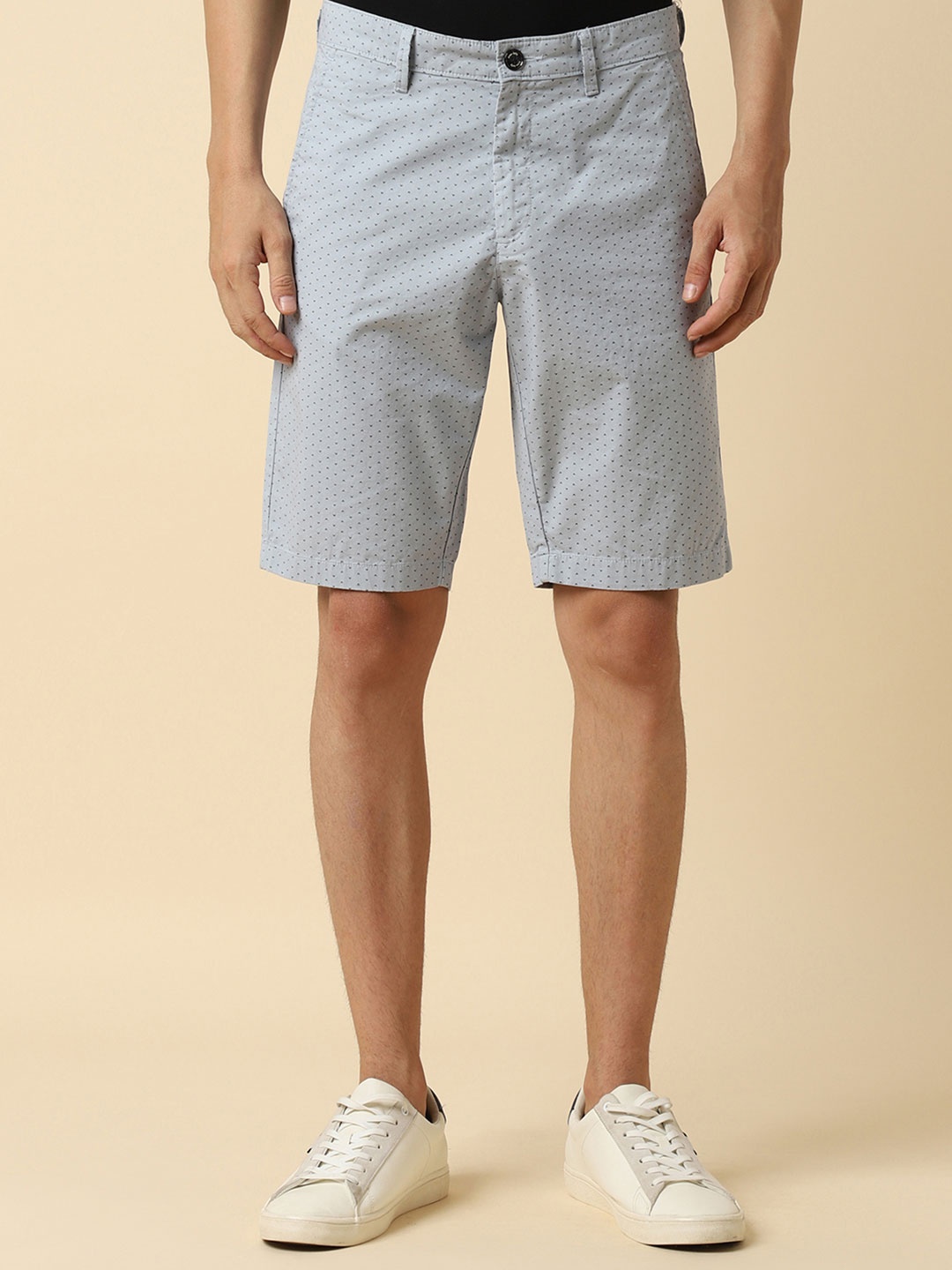 Allen Solly Men Micro Ditsy Printed Slim Fit Mid-Rise Cotton Regular Shorts, Grey
Allen Solly Men Micro Ditsy Printed Slim Fit Mid-Rise Cotton Regular Shorts, Grey