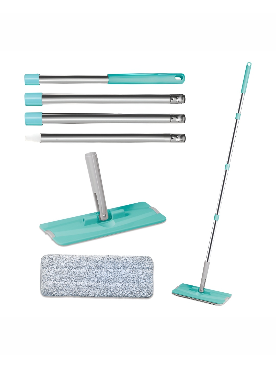 SPOTZERO by MILTON Sterling Flat Mop Spares Set Handle with Microfibers Refill and Head, Green
SPOTZERO by MILTON Sterling Flat Mop Spares Set Handle with Microfibers Refill and Head, Green
