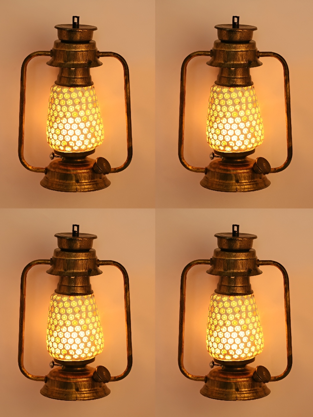 1ST TIME White & Brown 4 Pieces Printed Glass Abstract Shaped Traditional Wall Lamps
1ST TIME White & Brown 4 Pieces Printed Glass Abstract Shaped Traditional Wall Lamps
