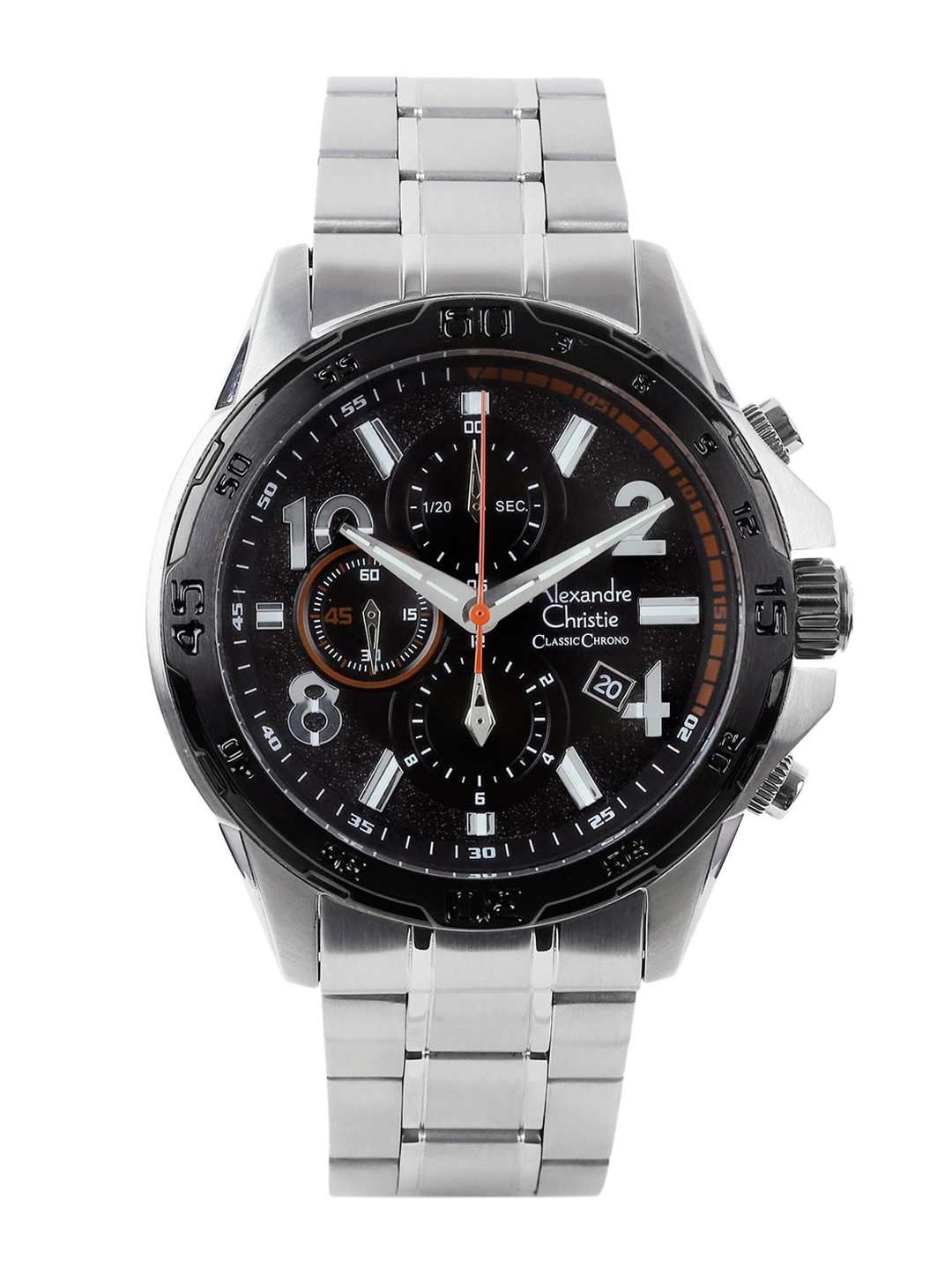 Alexandre Christie Men Bracelet Style Straps Analogue Chronograph Watch 6358MCBTBBA, Silver
Alexandre Christie Men Bracelet Style Straps Analogue Chronograph Watch 6358MCBTBBA, Silver
