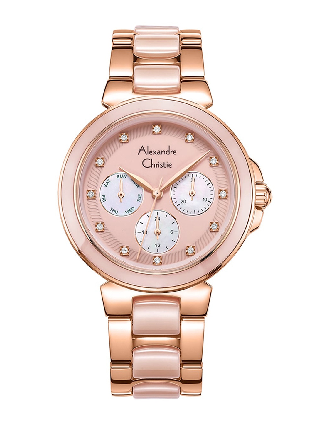 Alexandre Christie Women Bracelet Style Straps Analogue Multi Function Watch 2B02BFBRGIV, Rose gold
Alexandre Christie Women Bracelet Style Straps Analogue Multi Function Watch 2B02BFBRGIV, Rose gold