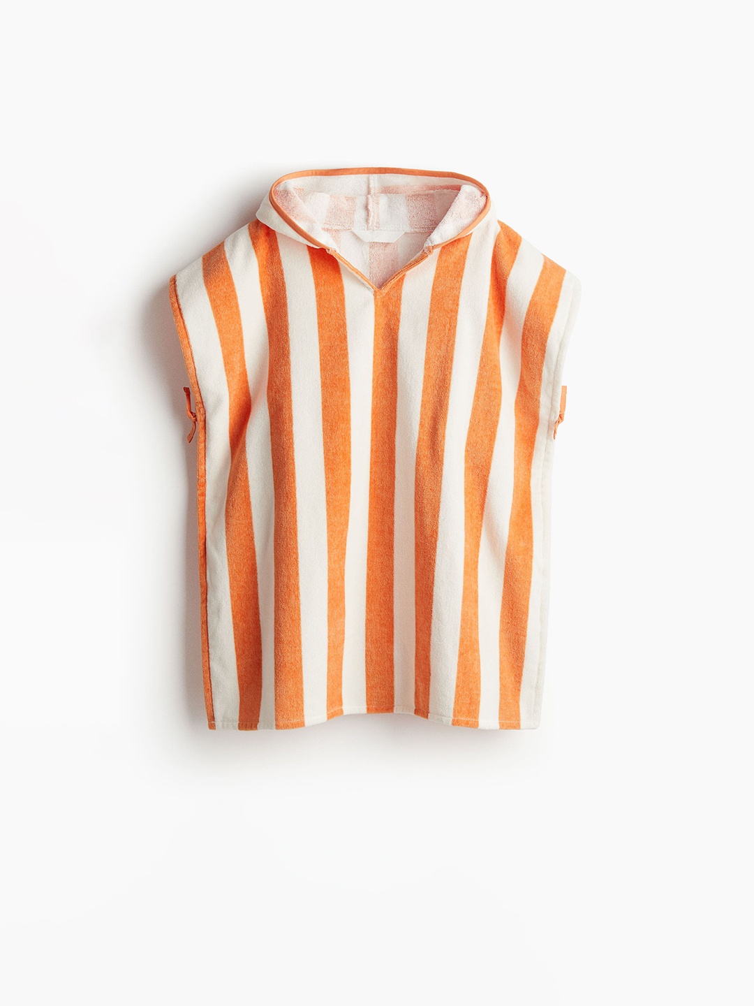 H&M Patterned Poncho Towel, Orange