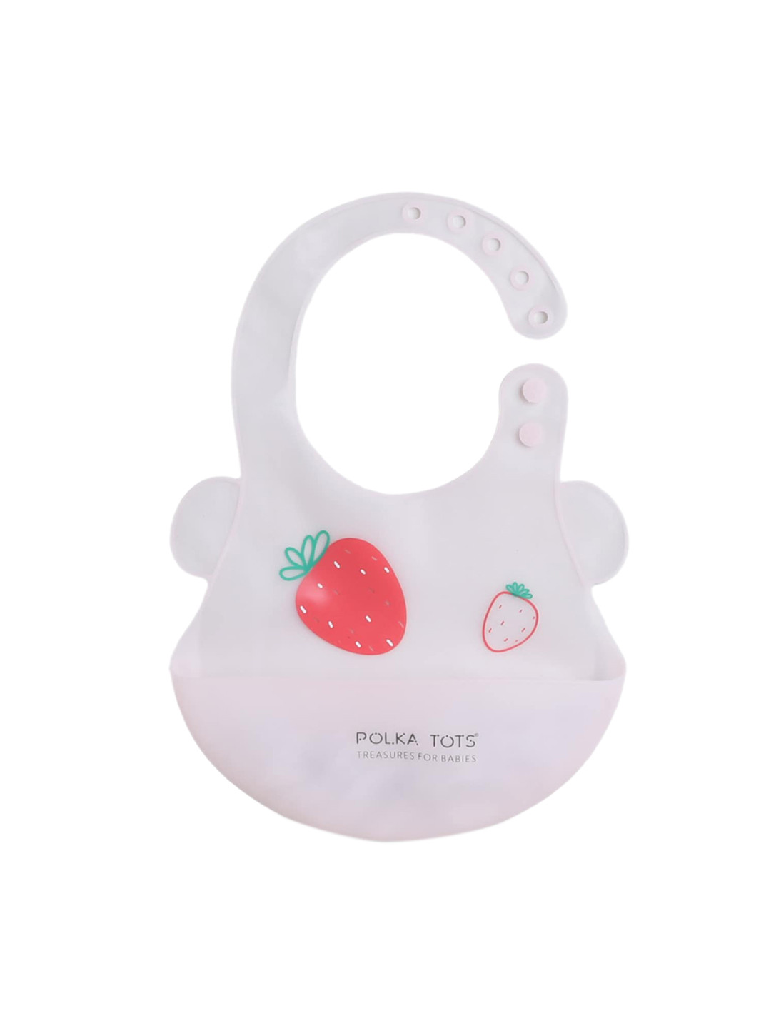 Polka Tots Kids Printed Waterproof Feeding Bibs, White
Polka Tots Kids Printed Waterproof Feeding Bibs, White