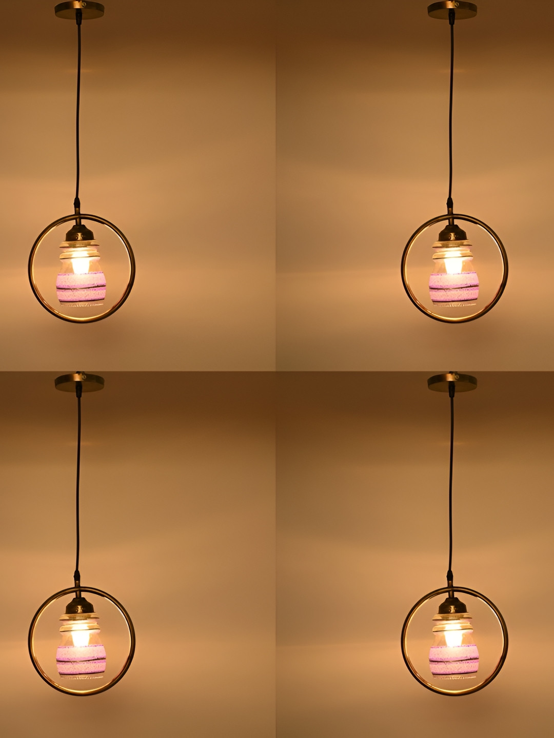 1ST TIME Blue & Transparent 4 Pieces Printed Glass Traditional Ceiling Lamp 
1ST TIME Blue & Transparent 4 Pieces Printed Glass Traditional Ceiling Lamp