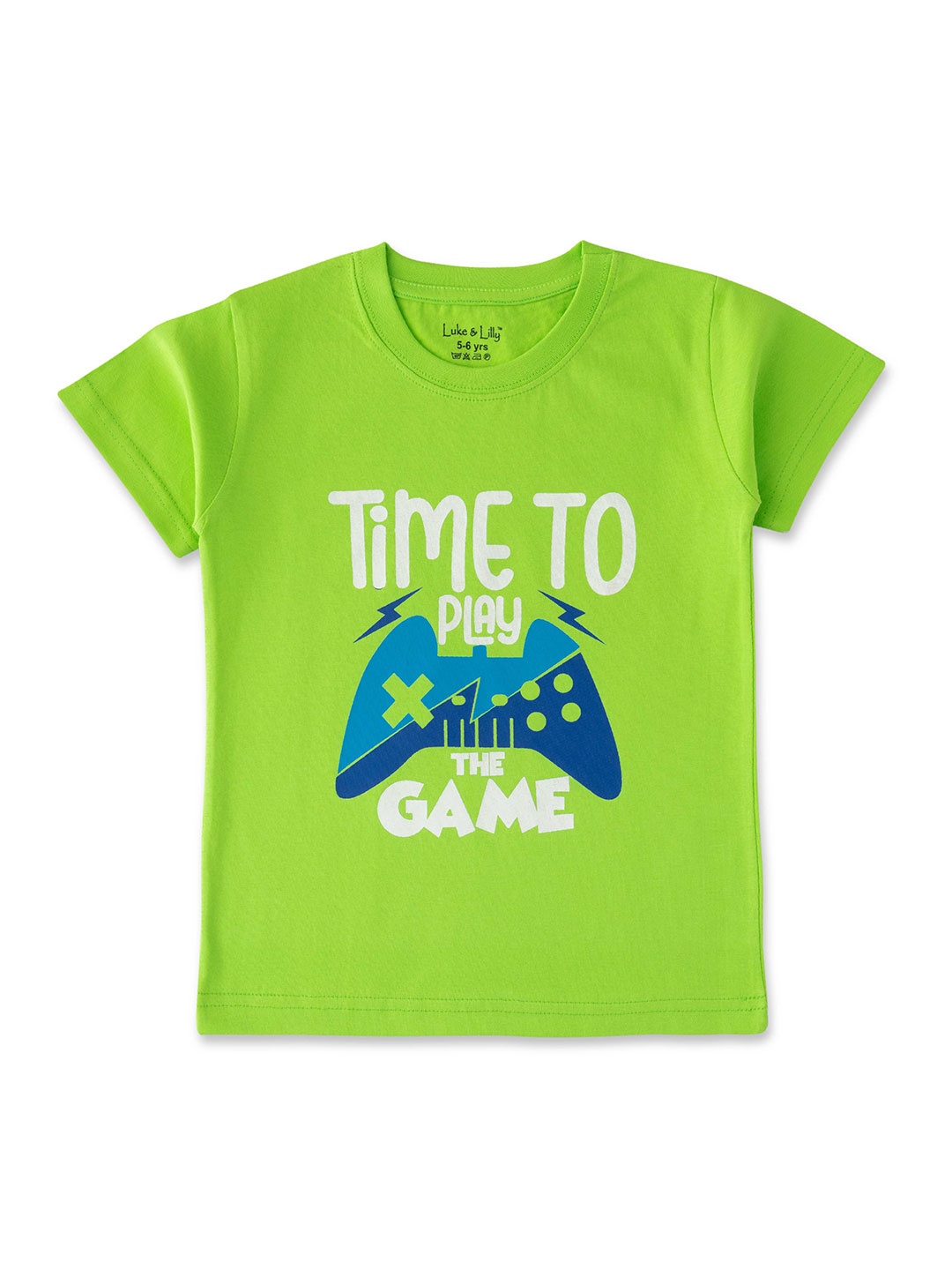 Luke & Lilly Boys Typography Printed Round Neck Relaxed Fit Pure Cotton T-shirt, Green
Luke & Lilly Boys Typography Printed Round Neck Relaxed Fit Pure Cotton T-shirt, Green