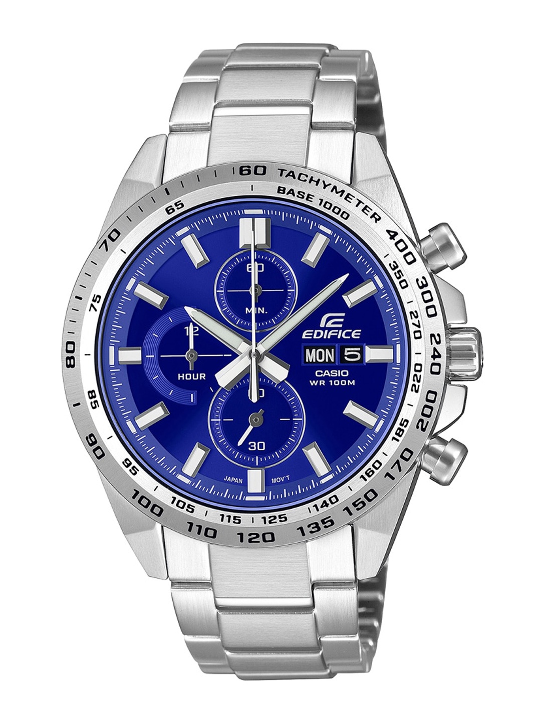CASIO Men EDifice EFR-574D-2AVUDF Blue Analog Dial Silver Stainless Steel Band ED594
CASIO Men EDifice EFR-574D-2AVUDF Blue Analog Dial Silver Stainless Steel Band ED594