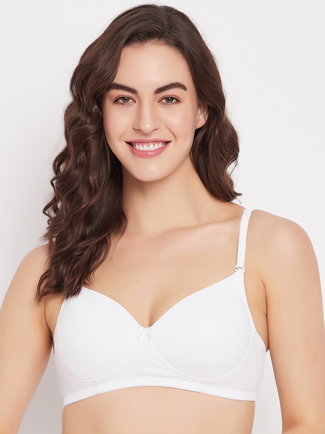 Clovia White Striped Full Coverage Lightly Padded T-shirt Cotton Bra With All Day Comfort
Clovia White Striped Full Coverage Lightly Padded T-shirt Cotton Bra With All Day Comfort