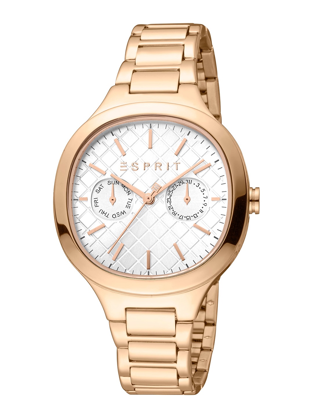 ESPRIT Women Stainless Steel Bracelet Style Straps Analogue Watch ES1L352M0075, Rose gold
ESPRIT Women Stainless Steel Bracelet Style Straps Analogue Watch ES1L352M0075, Rose gold