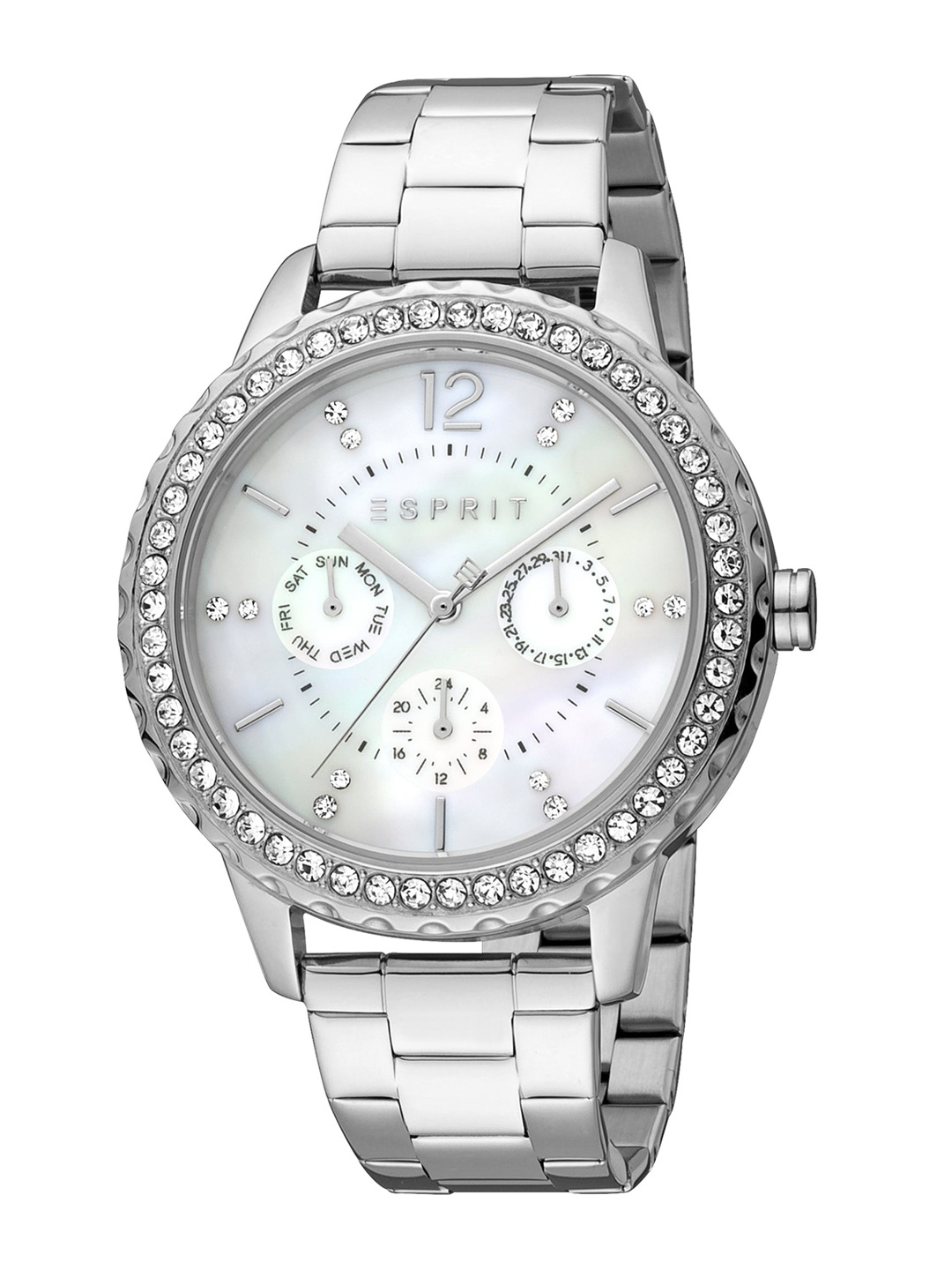 ESPRIT Women Stainless Steel Bracelet Style Straps Analogue Watch ES1L356M0045, Silver
ESPRIT Women Stainless Steel Bracelet Style Straps Analogue Watch ES1L356M0045, Silver