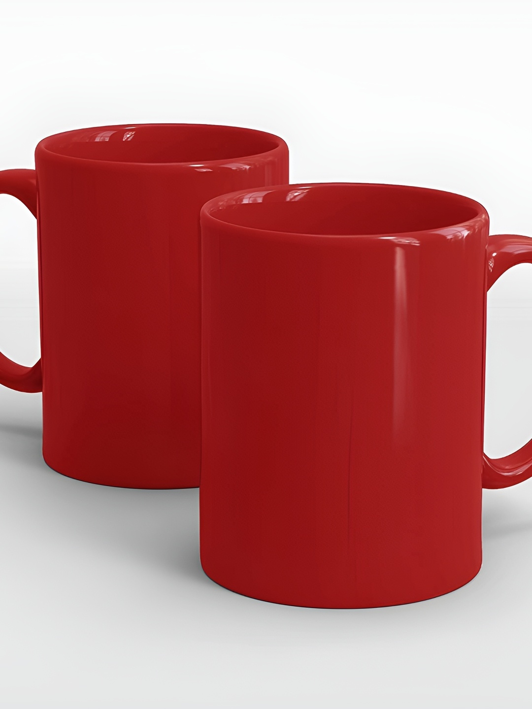Gift Arcadia Red Ceramic Glossy Mugs 330 ml