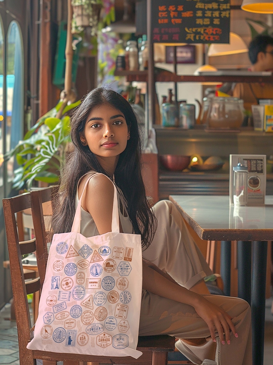 Doodle Unisex Typographic Printed Eco-Friendly Reusable Cotton Canvas Shopper Tote Bag, White
Doodle Unisex Typographic Printed Eco-Friendly Reusable Cotton Canvas Shopper Tote Bag, White