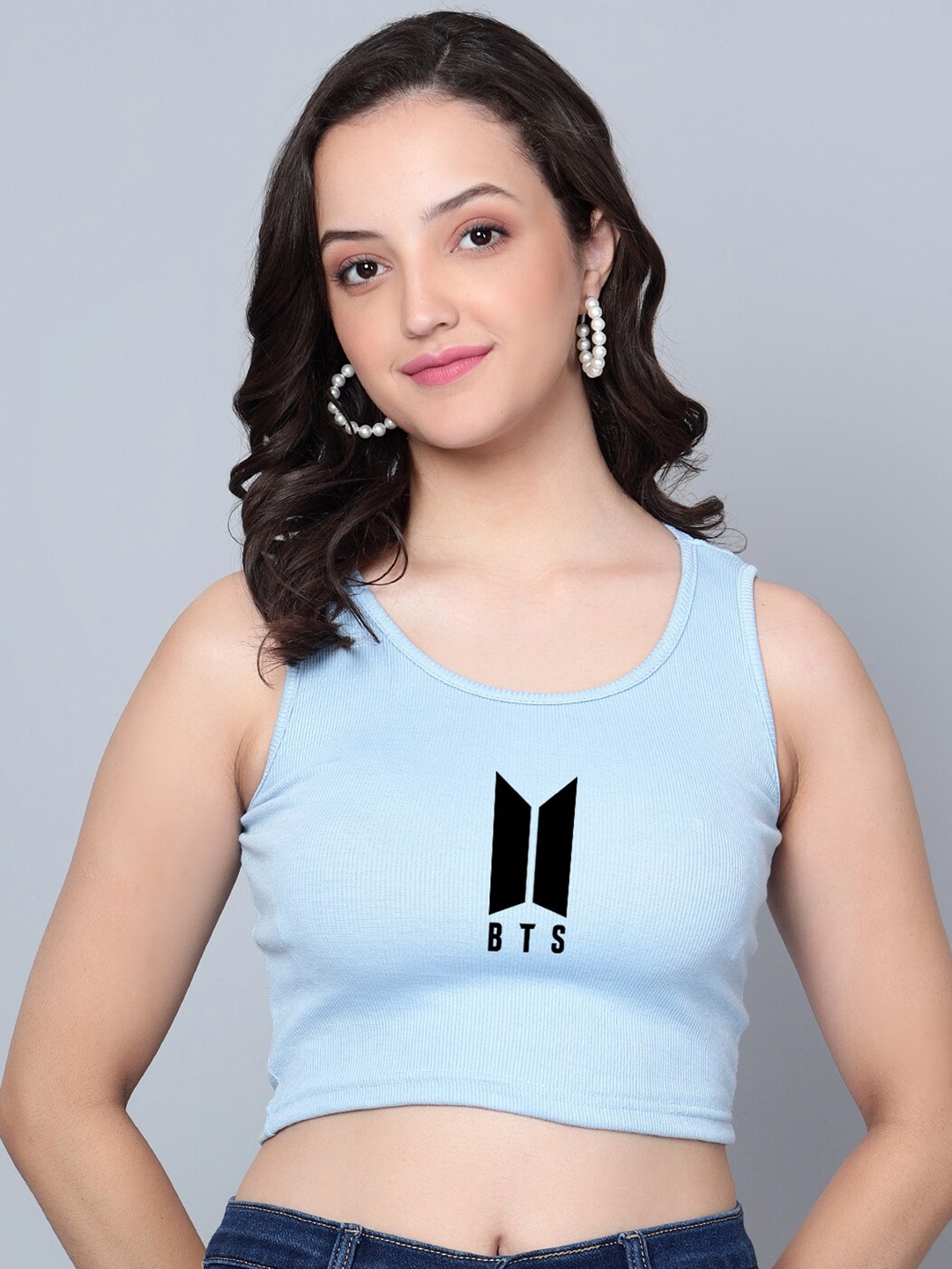Fashion And Youth Cotton Round Neck Sleeveless Crop Fitted Casual Top, Turquoise blue
Fashion And Youth Cotton Round Neck Sleeveless Crop Fitted Casual Top, Turquoise blue