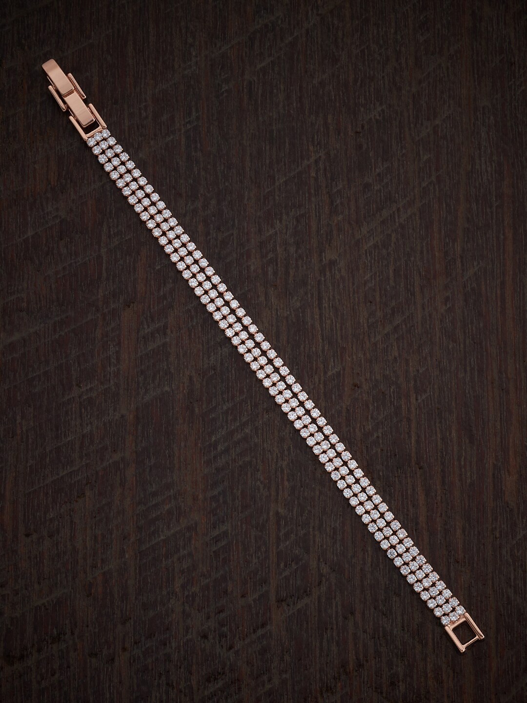 Kushal's Fashion Jewellery Women Cubic Zirconia Rose Gold-Plated Wraparound Bracelet
Kushal's Fashion Jewellery Women Cubic Zirconia Rose Gold-Plated Wraparound Bracelet