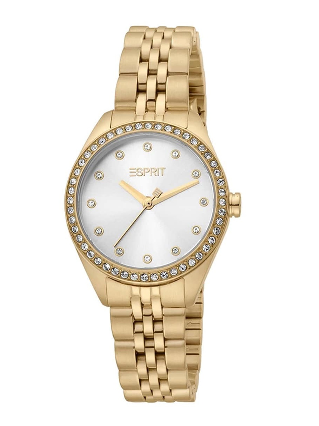 ESPRIT Women Embellished Dial & Bracelet Style Straps Round Analogue Watch ES1L279M0065, Gold
ESPRIT Women Embellished Dial & Bracelet Style Straps Round Analogue Watch ES1L279M0065, Gold